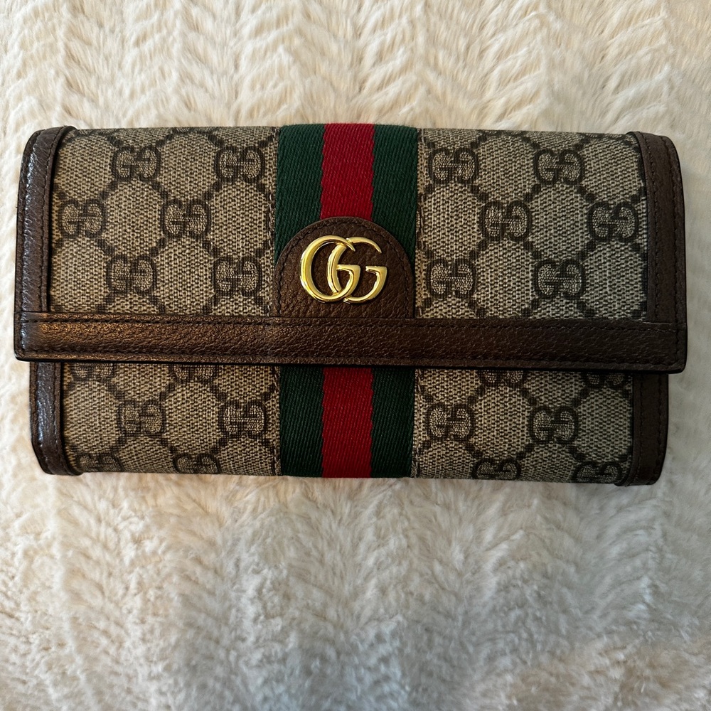 Gucci GG Continental Ophidia wallet